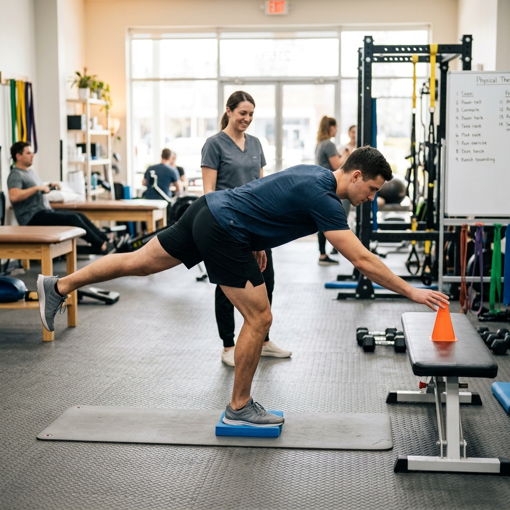 Balance and Reach Exercise