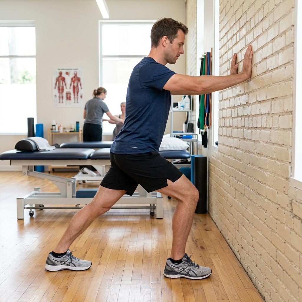 Standing Soleus Stretch